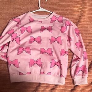Unk Pink Bow Pattern Kids Jacket